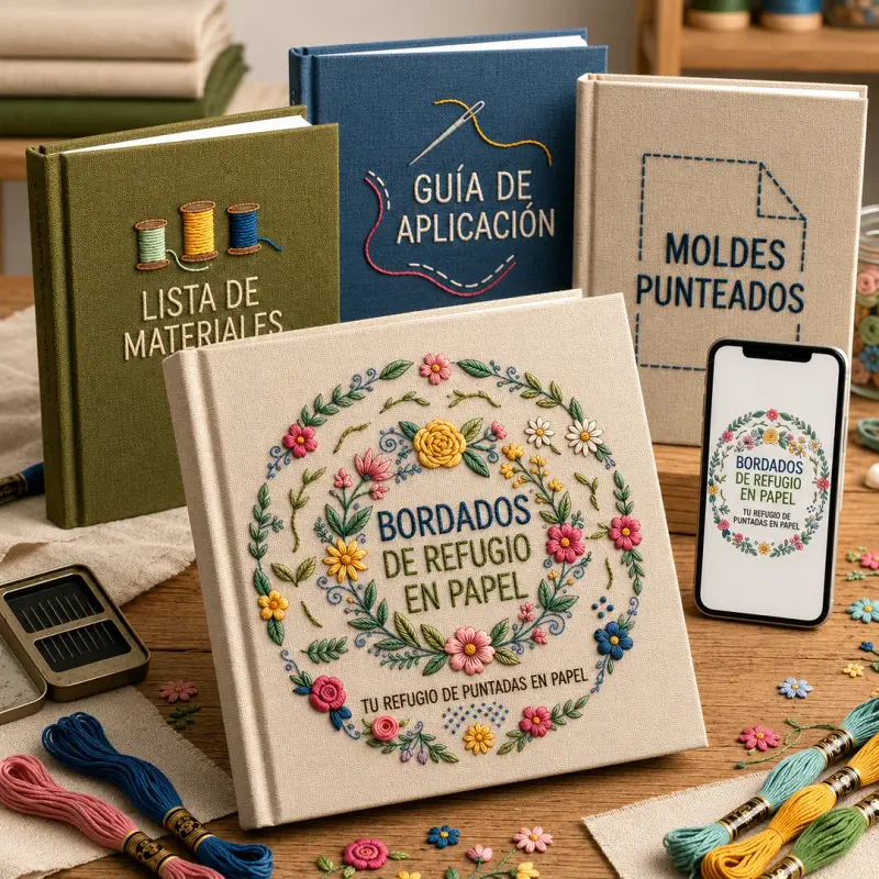 Paquete Completo Bordados de Refugio en Papel